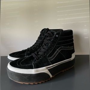 VANS - Black Sk8-Hi Stacked - 9